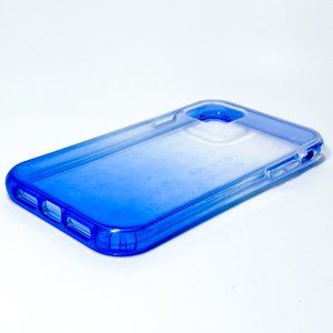 iPhone 11 Bumper Case Blue/Clear Gradient